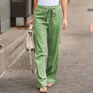 Women's linen trousers